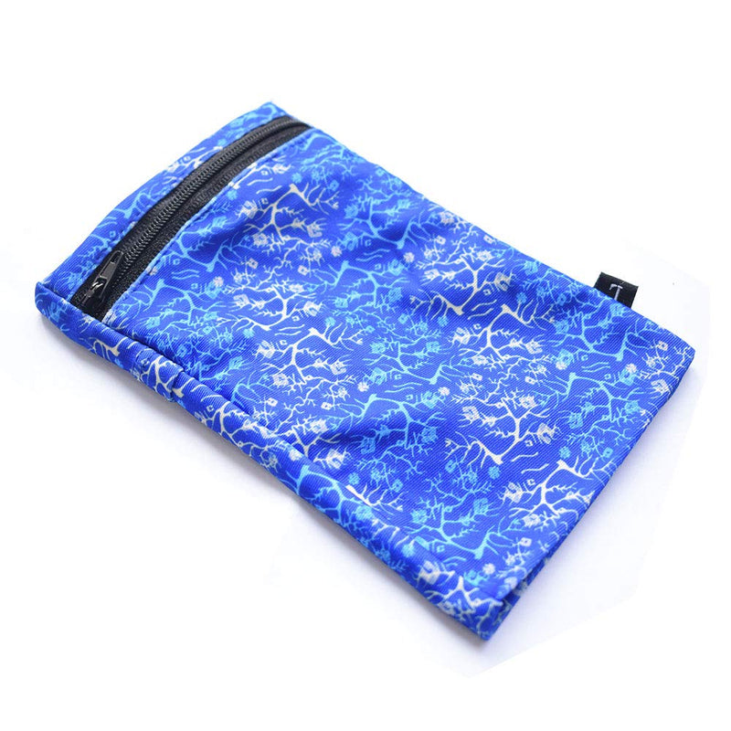 [Australia - AusPower] - Pocket Wrist Wallet Wrist Cell Phone Holder, Ankle Wallet, Sweat Bands, Armband, Hidden Pouch, Wristlet Wallet for Travel, Running Pouch for Your Running Accessories (Size L, 4.3” W x 6.5” H) 