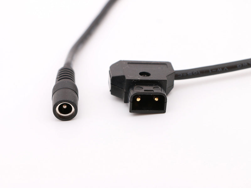 [Australia - AusPower] - Male D-Tap DC Power Cable 5.9 inch DC Female 5.5/2.1mm Jack for Photography Monitor Light 