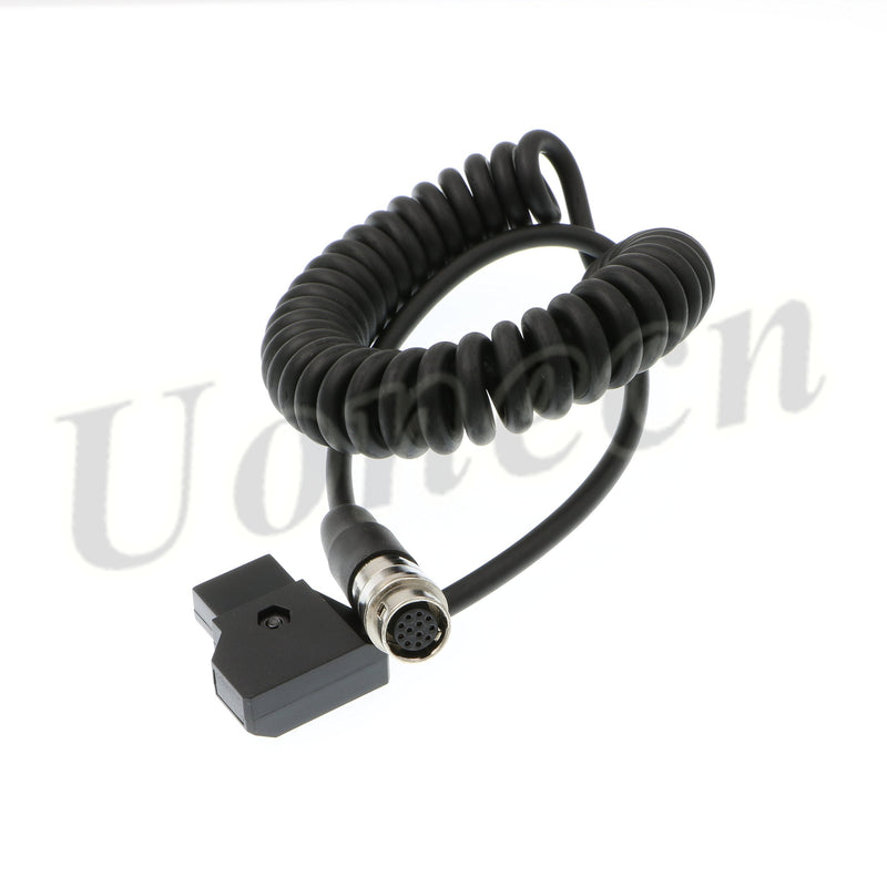 [Australia - AusPower] - Uonecn for ANTON BAUER D-Tap to Hirose 12 Pin Female Power Cable for 1/3" 1/2" 2/3" for Fujinon for Nikon for Canon Angenieux Lens 