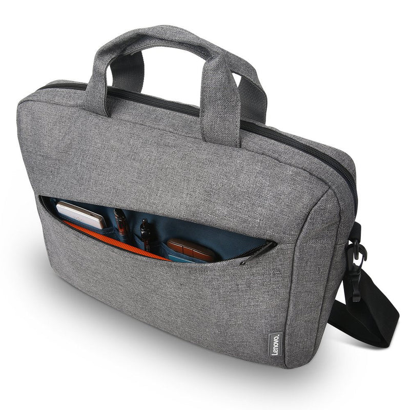 [Australia - AusPower] - Lenovo Laptop Carrying Case T210, fits for 15.6-Inch Laptop and Tablet, Sleek Design, Durable and Water-Repellent Fabric, Business Casual or School, GX40Q17231 Casual Toploader - Grey 