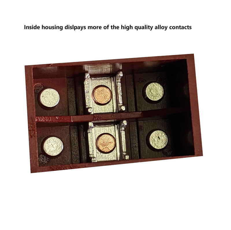 [Australia - AusPower] - IndusTec Double Pole Double Throw 2 Position Latching Maintained 6 Pin Toggle Switch 20 Amps at 120 VAC 