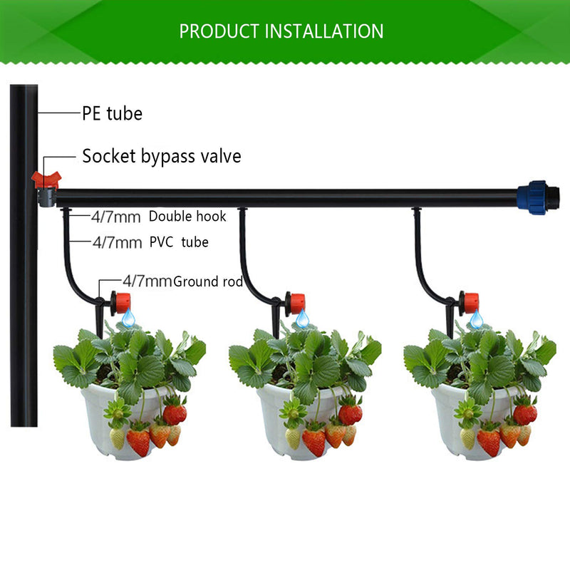 [Australia - AusPower] - Balter-D 200 Pack Irrigation Drip Support Stakes 1/4 Inch Tubing Hose Holder 