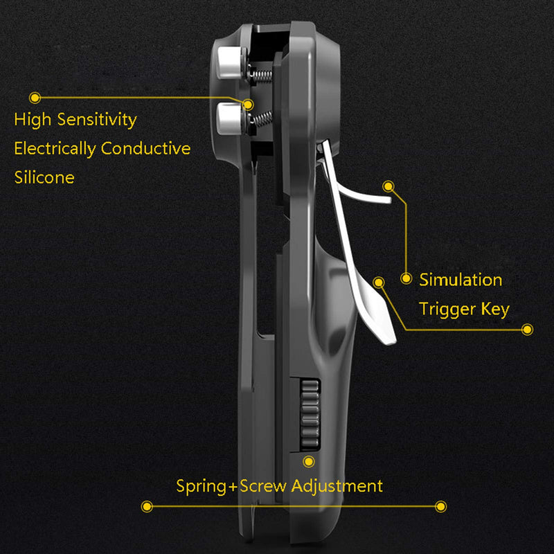 [Australia - AusPower] - LICHIFIT Six Finger Game Joystick Trigger Handle L1R1 Shooter Fire Aim Button Gamepad Controller for iPad Tablet PUBG Game Accessories 