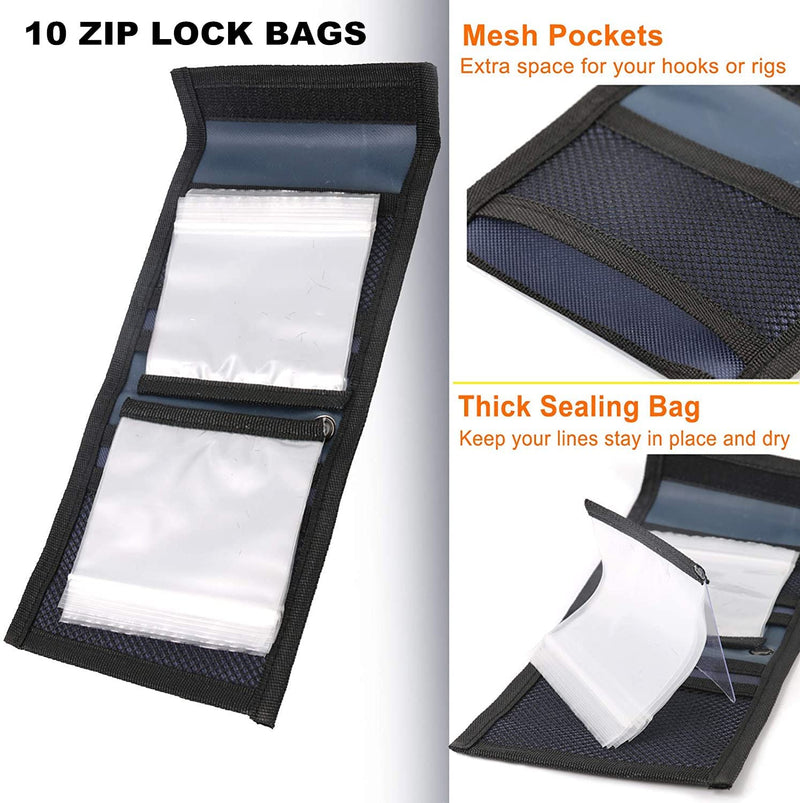 [Australia - AusPower] - Maxcatch Fly Fishing Tapered Leader Line 6 Pack -Pre-Tied Loop- Tensile Strength- Abrasion Resistance- Low Memory 7.5ft/9ft/12ft/15ft, 0X-6X Leader Wallet+Tapered Leader 7.5ft 3X(6pcs) 