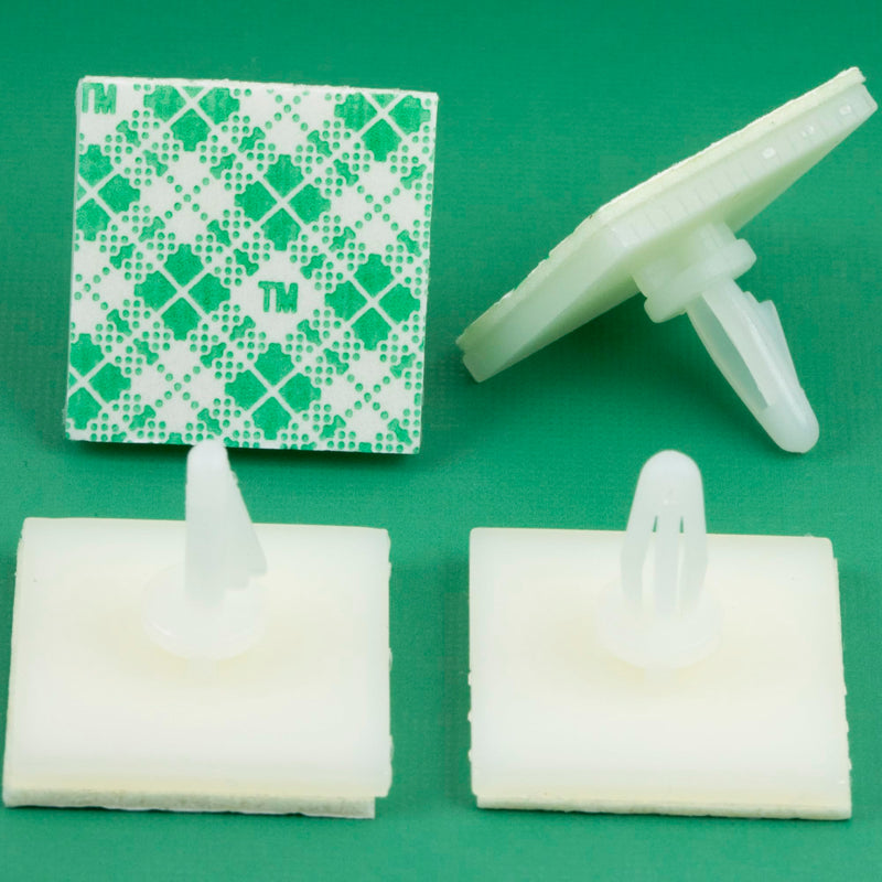 [Australia - AusPower] - 30pcs PCB Adhesive Standoff Nylon Plastic Sticky Insulated PCB Spacer Ø 4mm Supporting Height 5.6mm Ø4mm H-5.6mm (30pcs) 