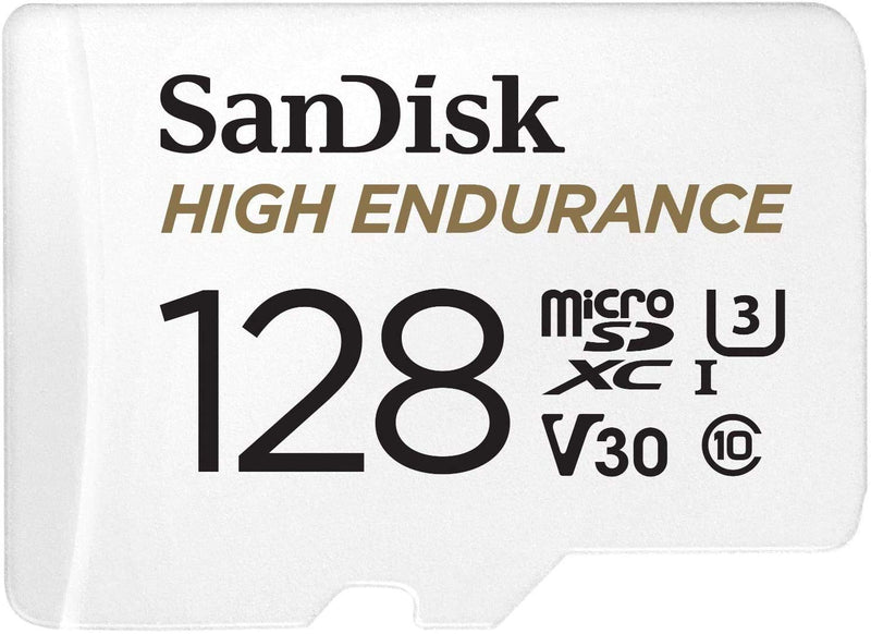 [Australia - AusPower] - SanDisk 128GB High Endurance Video Card MicroSDXC for Dash Cams Works with Garmin Mini, 56, 66W Dash Cameras (SDSQQNR-128G-GN6IA) Bundle with (1) Everything But Stromboli SD & Micro SD Card Reader 