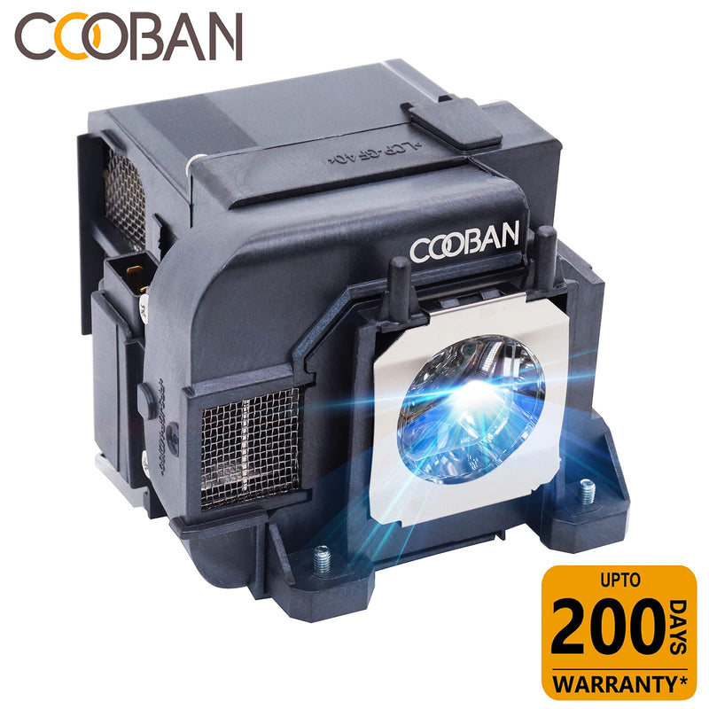[Australia - AusPower] - COOBAN ELPLP75 /V13H010L75 Replacement Projector Lamp Bulb with Housing for Epson PowerLite 1945W /PowerLite 1940W 1965 1960, EB-1960 EB-1945W EB-1940W EB-1950 EB-1955 EB-1965 H471B H472 H474B 