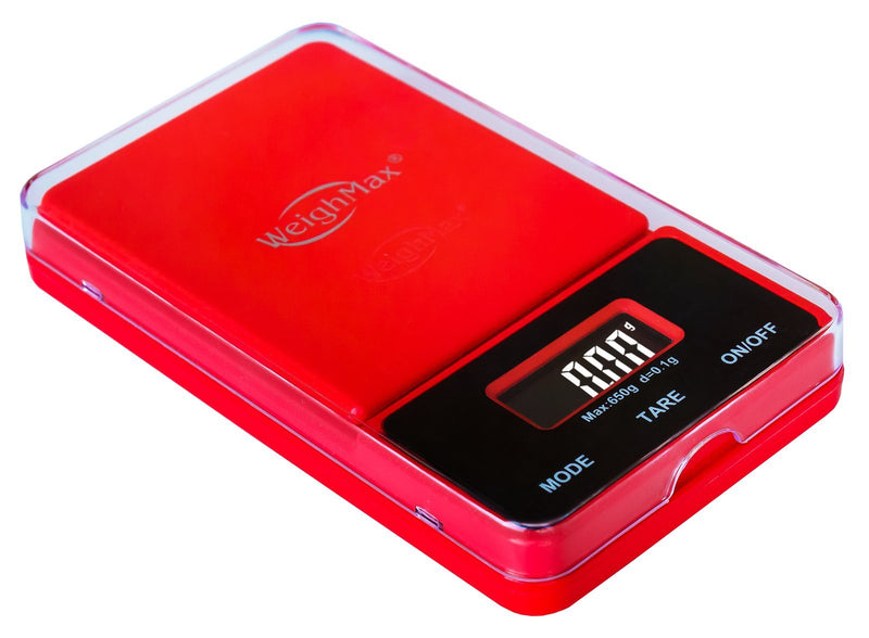 [Australia - AusPower] - Weighmax NJ650-Red Dream Series Digital Pocket Scale, 650 by 0.1 g, Red 