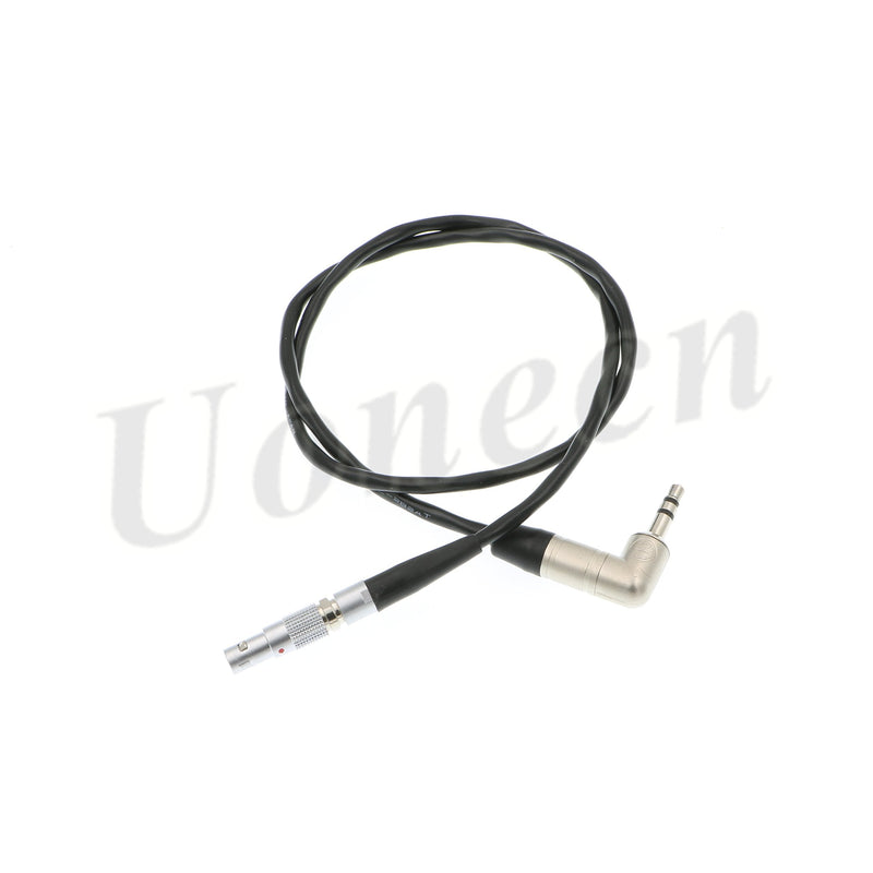[Australia - AusPower] - Uonecn Red Epic time Code line 00B 4 pin Male to Easync Synchronize Right Angle 3.5mm Audio Head 