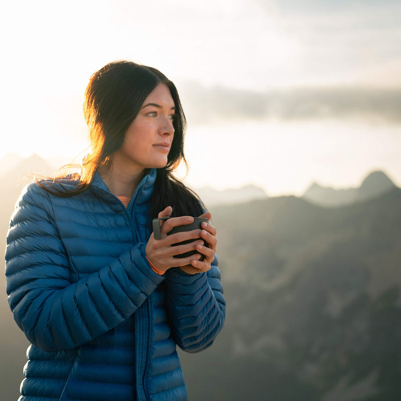 [Australia - AusPower] - UCO Collapsible Cup for Hiking, Backpacking, and Camping, 2-Pack Classic Blue / Venture 