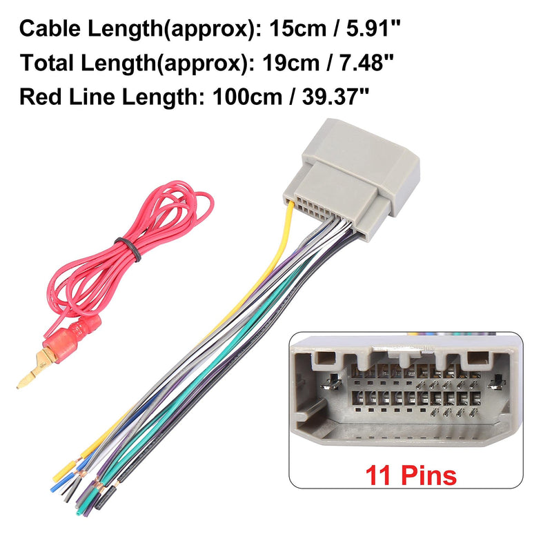 [Australia - AusPower] - X AUTOHAUX 70-6522 Car Stereo CD Player Wiring Harness Set Wire Radio Adapter Plug for Chrysler Sebring 2008-2010 