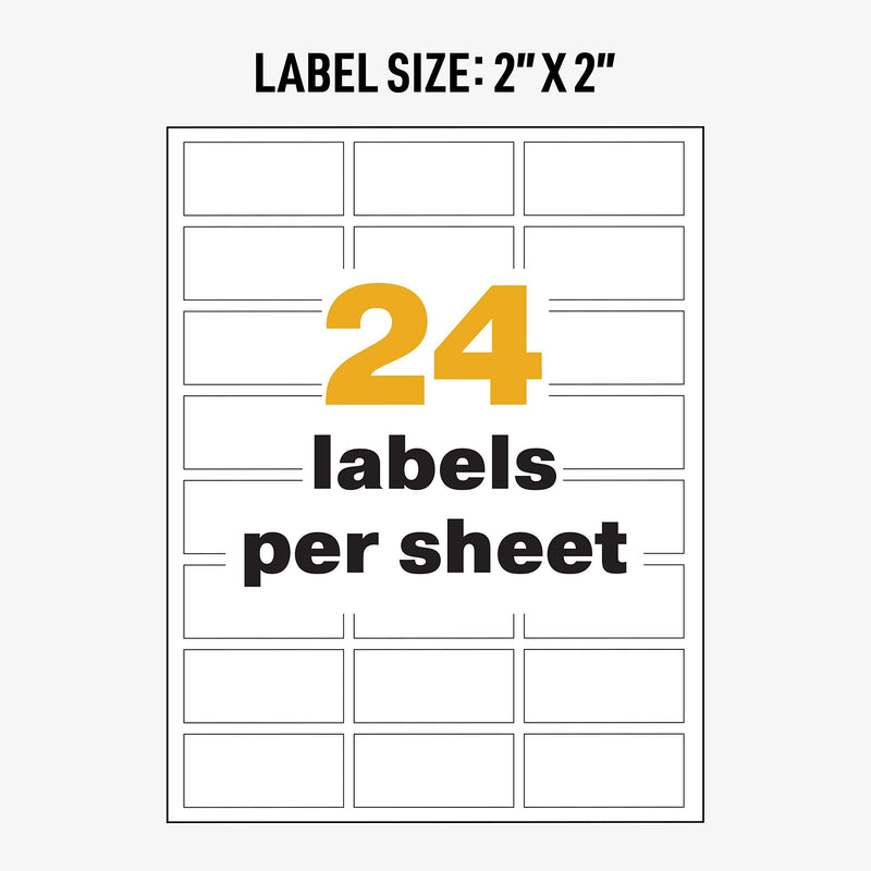 [Australia - AusPower] - Avery UltraDuty GHS Chemical Labels for Laser Printers, Waterproof, UV Resistant, 1" x 2.5", Pack of 600 (60517) , White 1 Pack 