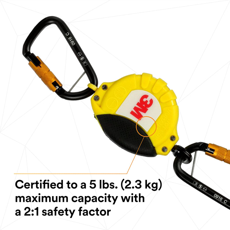 [Australia - AusPower] - 3M DBI-SALA 5 lb. Tool Retractor 1500156, 1 EA , Yellow 
