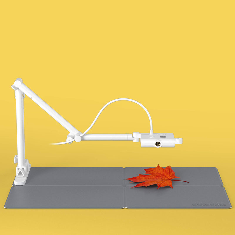 [Australia - AusPower] - OKIOLABS OKIOCAM T USB Webcam & Document Camera 11″ x 17″ for Distance Learning, Remote Working, Video Calling, Top Down Video Recording, Stop Motion and Time-Lapse Video, Quad High Definition 1944p 