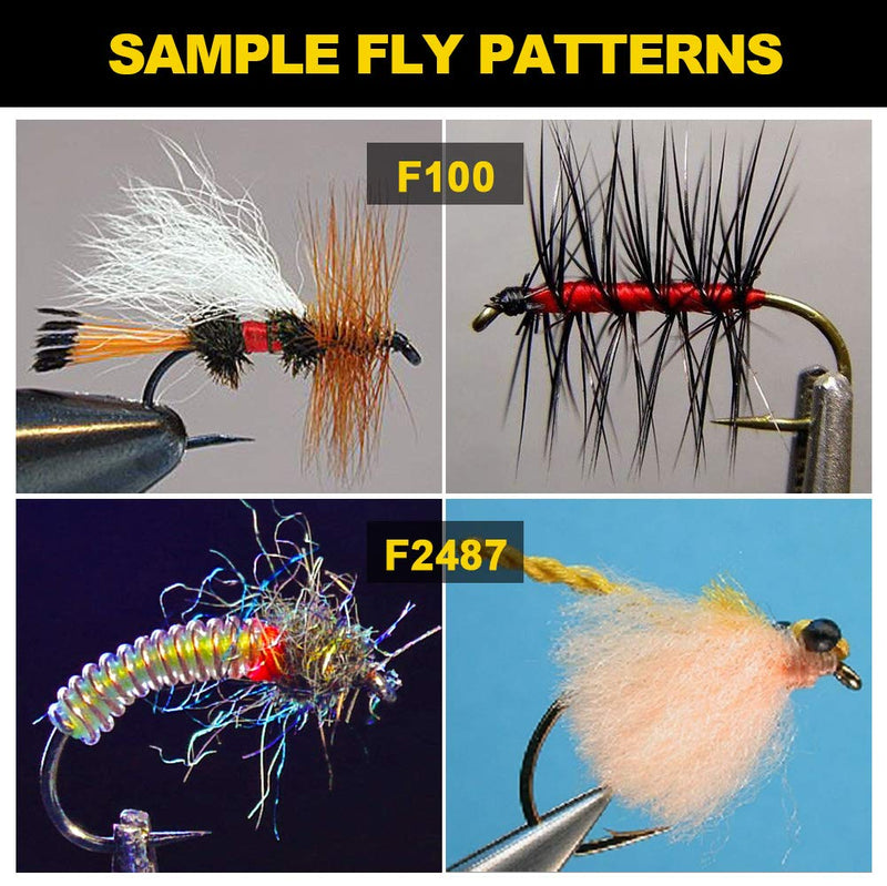 [Australia - AusPower] - XFISHMAN Fly-Hooks-for-Fly-Tying-Dry-Wet-Barbless-BL-Nymph-Flies Curved Czech Scud Fishing Hooks 10# ~16# Assortment Pack of 100-240 Hooks with Box Fly Hooks F100&F2487 Qty 240 