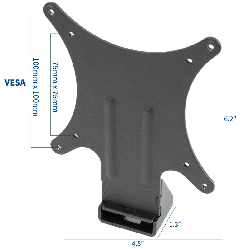 [Australia - AusPower] - VIVO Quick Attach VESA Adapter Designed for HP Models 27er, 27es, 27ea, 25er, 25es, 24ea, 23er, 23es, 22er, 22es, 22f, 23f, 24f, 25f, and 27f with Single Monitor Desk Mount for Screens up to 22 lbs 
