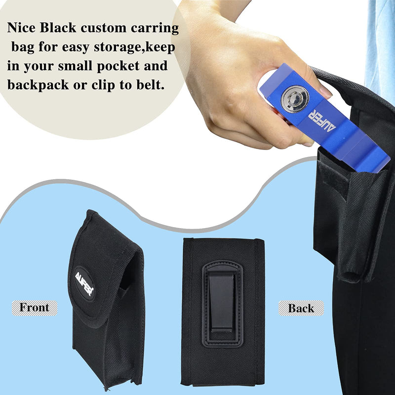 [Australia - AusPower] - AUFER Universal Heavy Duty Motorcycle Grip Handlebar Lock Throttle Lock Anti Theft Brake Lever Locking Compatible With For Motorbike Sports Bikes Scooter Mopeds ATVs (Blue) Blue 