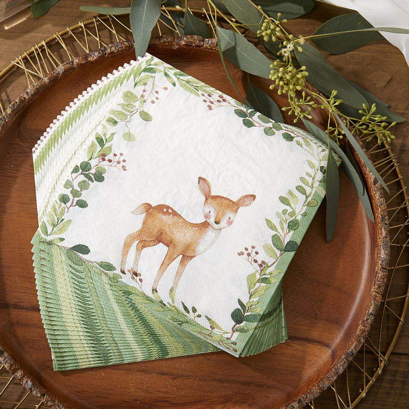 [Australia - AusPower] - Kate Aspen Woodland Baby Shower, One Size, Paper Napkins 
