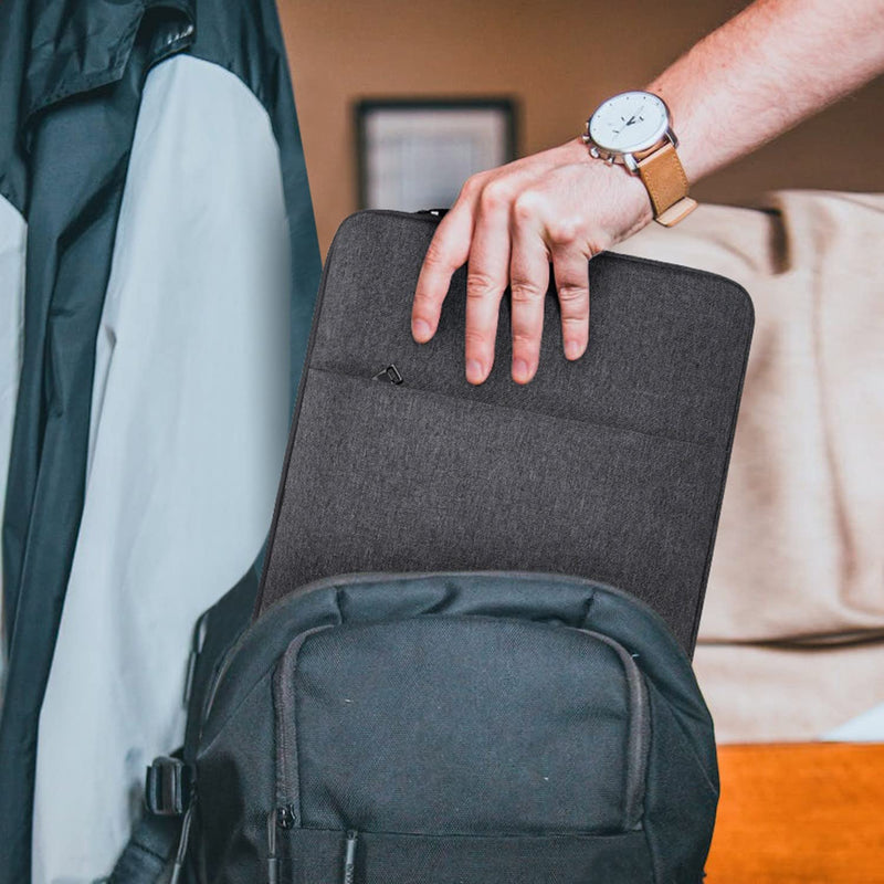 [Australia - AusPower] - Portable Monitor Case 15.6 Inch,Computer Sleeve Bag for KYY InnoView Lepow GTEK ViewSonic ZSCMALLS AOC 15.6" USB-C Portable Display Monitors with Pocket, 15"x10.8" Space Grey 
