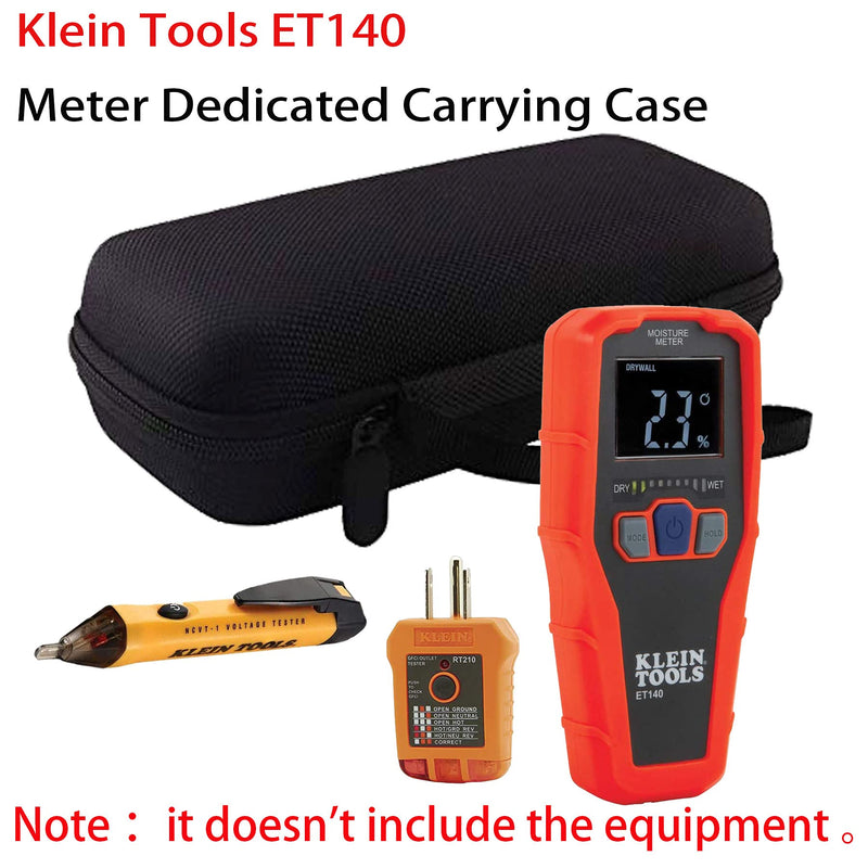 [Australia - AusPower] - JINMEI Hard EVA Carrying Case for Klein Tools ET140 Pinless Moisture Meter Carrying Case 