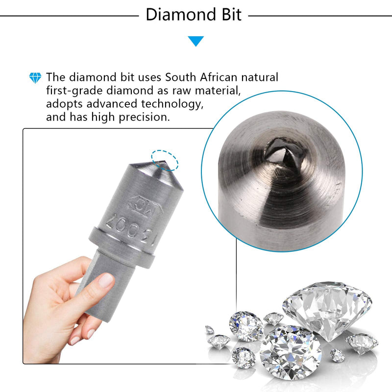 [Australia - AusPower] - Diamond Indenter HRC-3 for Hardness Tester Diamond Indenter 120 Degree for Rockwell Hardness Tester 