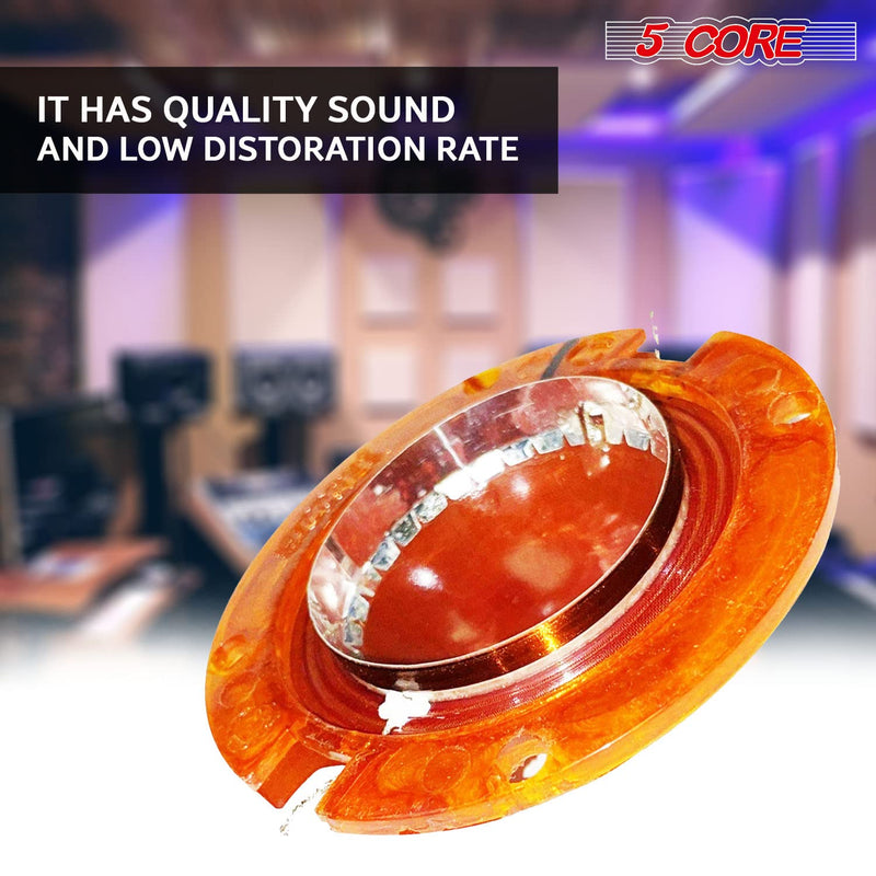 [Australia - AusPower] - 5 CORE 50.8mm Tweeter Replacement Voice Coil, 2'' Universal Horn Diaphragm Replacement 16 Ω Great Sound Quality DIY High Pitch Horn Sound Voice Coil, Horn Accessories DP 200 Heavy Duty 1pc Pack 