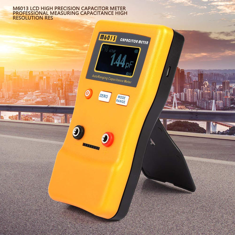 [Australia - AusPower] - M6013 LCD High Exactness Capacitor Meter Professional Measuring Capacitance Resistance Capacitor Circuit Tester 