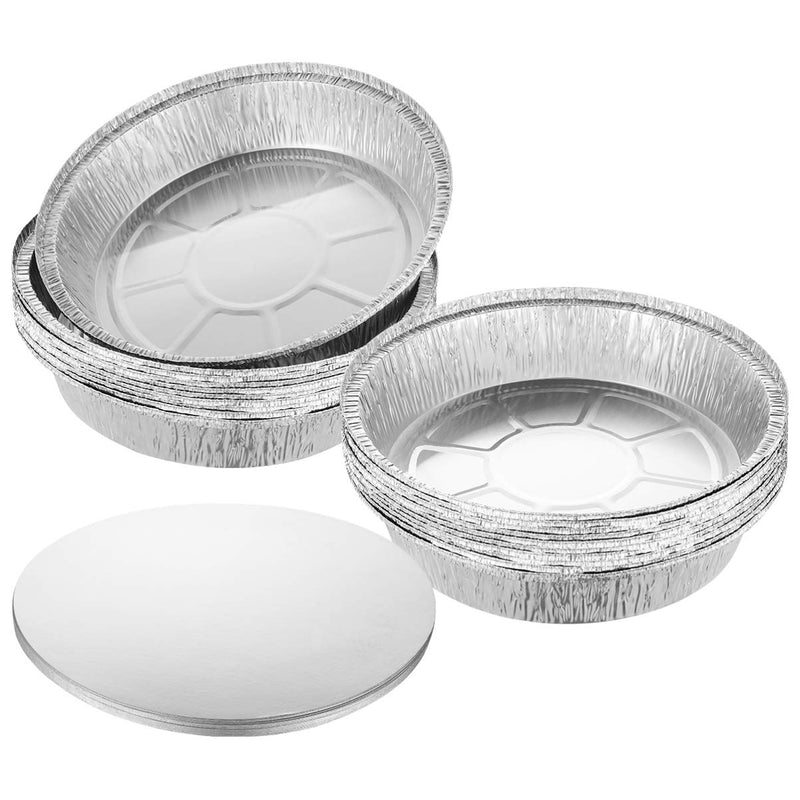 [Australia - AusPower] - BESTONZON 20PCS Heavy Duty Thicker Aluminum Foil Pans (9" X 9" X 2") 9" X 9" X 2" 