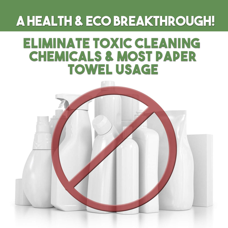 [Australia - AusPower] - Nano Towels Cleaning Cloths Cleans With Only Water - Wipes Away Dust, Spills & Grime Instantly Without Chemicals Paper Or Microfiber Supplies. Kitchen, Bathroom, Window, Glass 14x14” 4-Pack Nano Blue 