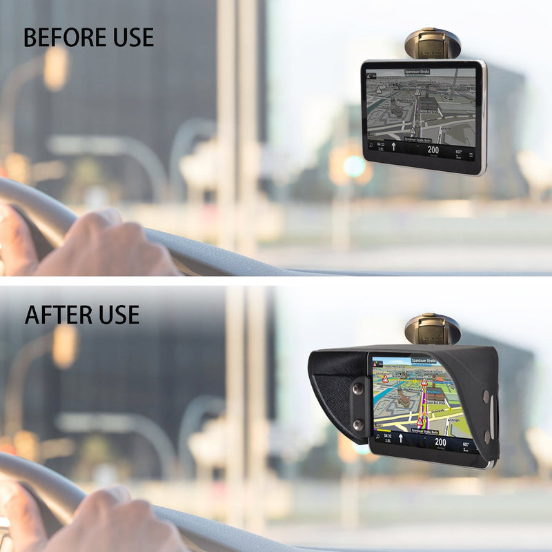 [Australia - AusPower] - GPS Navigator Sunshade TFY Universal GPS Sun Shade & Glare Visor Shield for 5 inch Car Navigator 