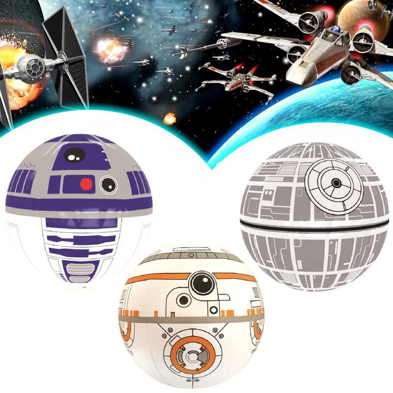 [Australia - AusPower] - Large Play Balls Set - Fun Indoor and Outdoor Gift - Can Use for Play/Room Decor/Party Decor/Pool Inflatable Water Toys PACK 3 