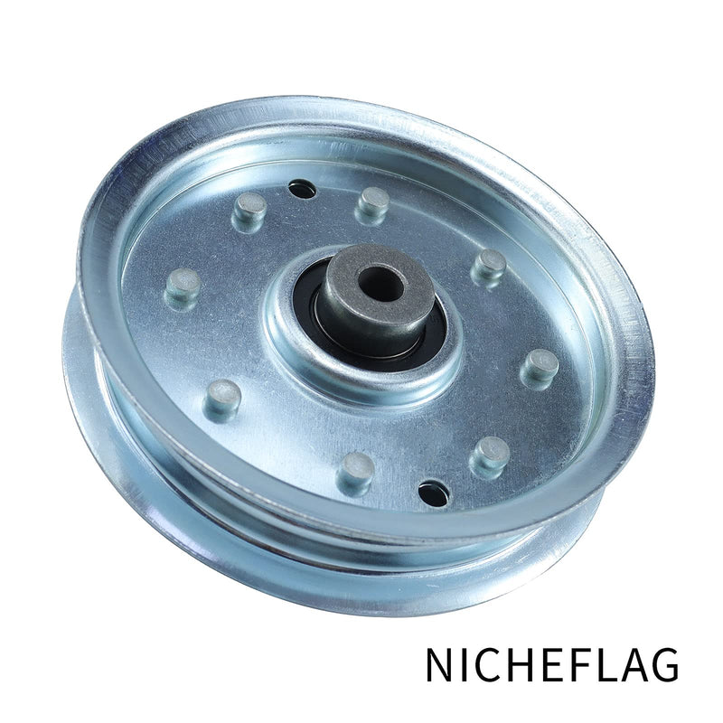 [Australia - AusPower] - NICHEFLAG 756-04129 Idler Pulley Replaces 753-08171, 756-04129B, 75604129B, 756-04129C, 956-04129, 956-04129B, 753-08068A, 753-08068, 78-065 (1) 