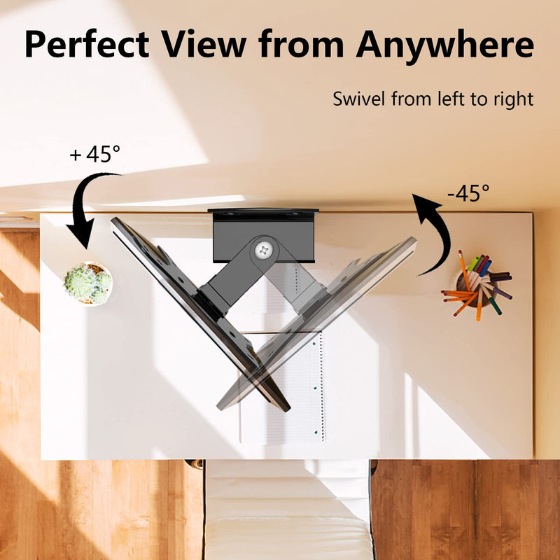 Nuyoah Monitor Wall Mount Tilt Swivel Full Motion for 10”26” TV Screens, RV TV Mount Camper