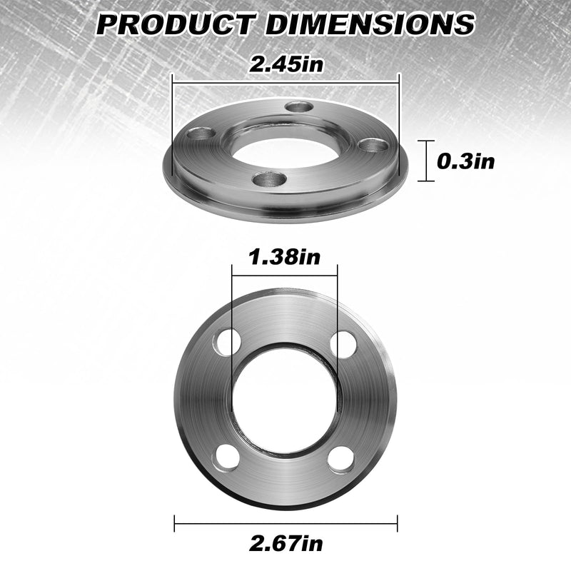 [Australia - AusPower] - for Makita 321492-3 Template Guide Adapter Compatible Whit Makita Router Templates 3606, 3608B, 3612B, 3612BR, 3620, M361ï¼ˆ2 PCSï¼‰ 