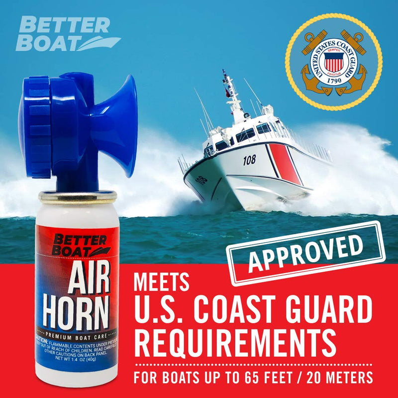 [Australia - AusPower] - Air Horn for Boating Safety Canned Boat Accessories | Marine Grade Airhorn Can and Blow Horn or Compressed Horn Refills 