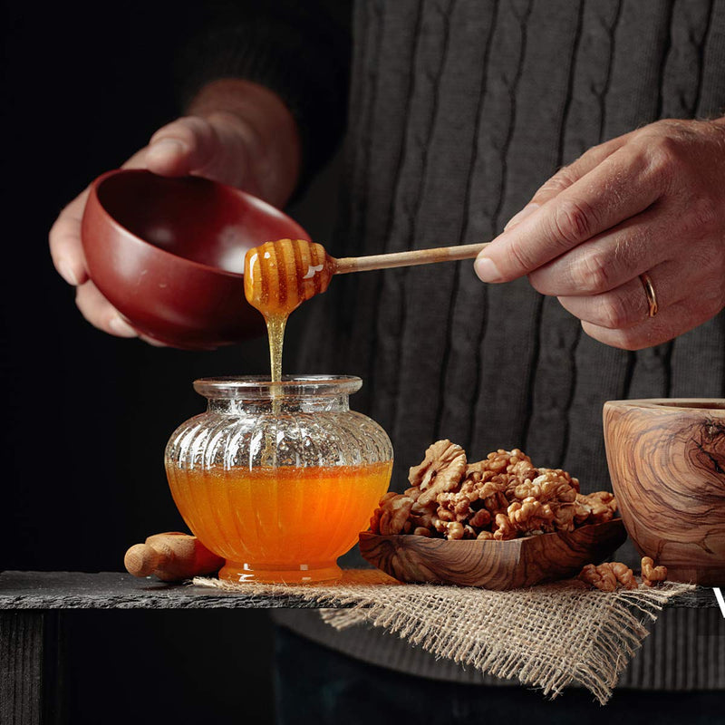 [Australia - AusPower] - 51 PCS Honey Dipper, 3 Inch Mini Wooden Honeycomb Sticks, Small Honey Stirrer Stick, Honey Sticks for Honey Jar Dispense Drizzle Honey and Wedding Party Favors Gift 51PCS(3 Inch) 