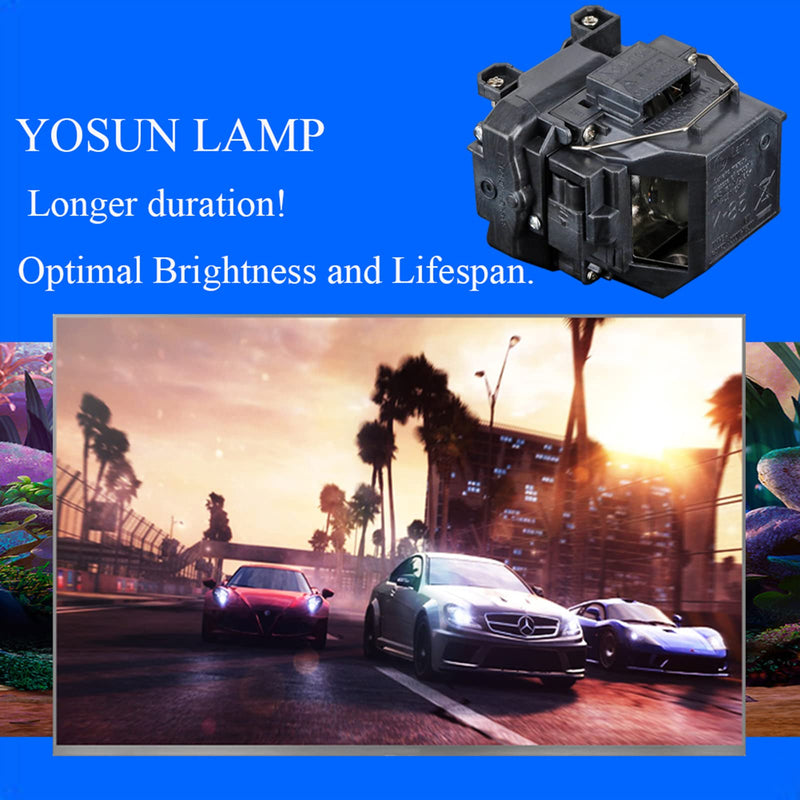 [Australia - AusPower] - YOSUN v13h010l67 Projector Lamp for epson elplp67 ex5210 ex7210 ex3210 ex3212 vs210 vs220 s11 x12 x15 eb-s02 eb-w12 PowerLite Home Cinema 500 707 710hd 750hd Replacement Projector Lamp Bulb 