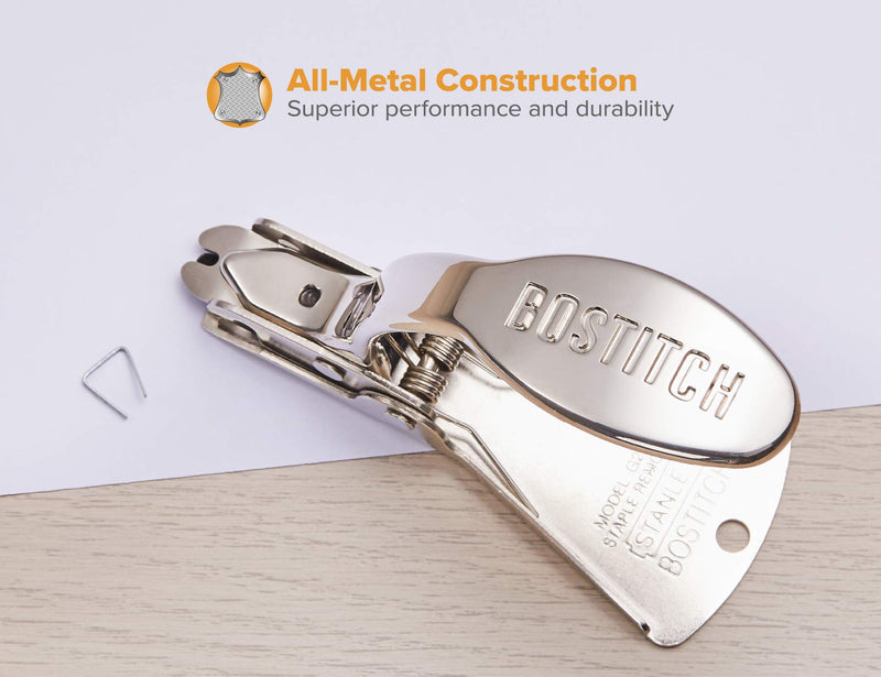 [Australia - AusPower] - Bostitch Heavy Duty & Carton Staple Remover, Built in Staple Shield, Wear- Resistant Nickle Plated Finish Chrome Chrome Heavy Duty 