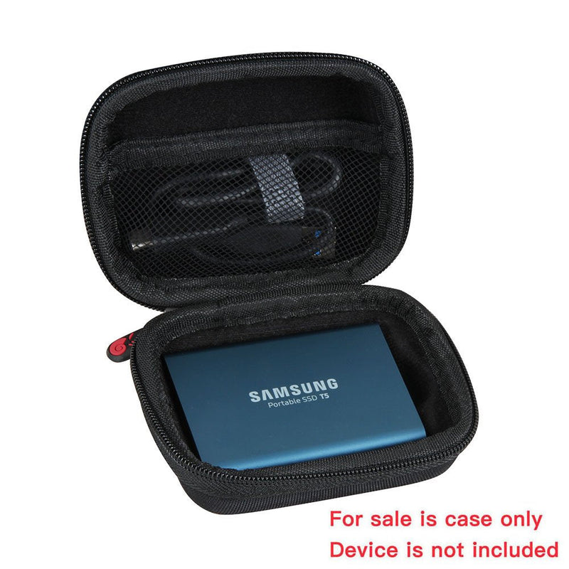[Australia - AusPower] - Hermitshell Hard EVA Travel Case Fits Samsung T3 / T5 Portable 250GB 500GB 1TB 2TB SSD USB 3.1 External Hard Drives 