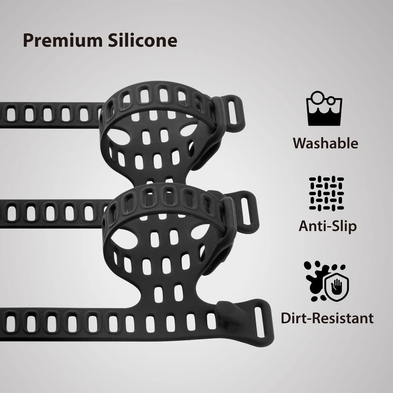 [Australia - AusPower] - 【Bone】 Universal Bike Strap Holder for Waterbottle, Raincoat, Supplies, Music Speaker, Cycling Accessories Strap for Mountain Road Bike, Camping Accessories for diameters 22mm-88mm 