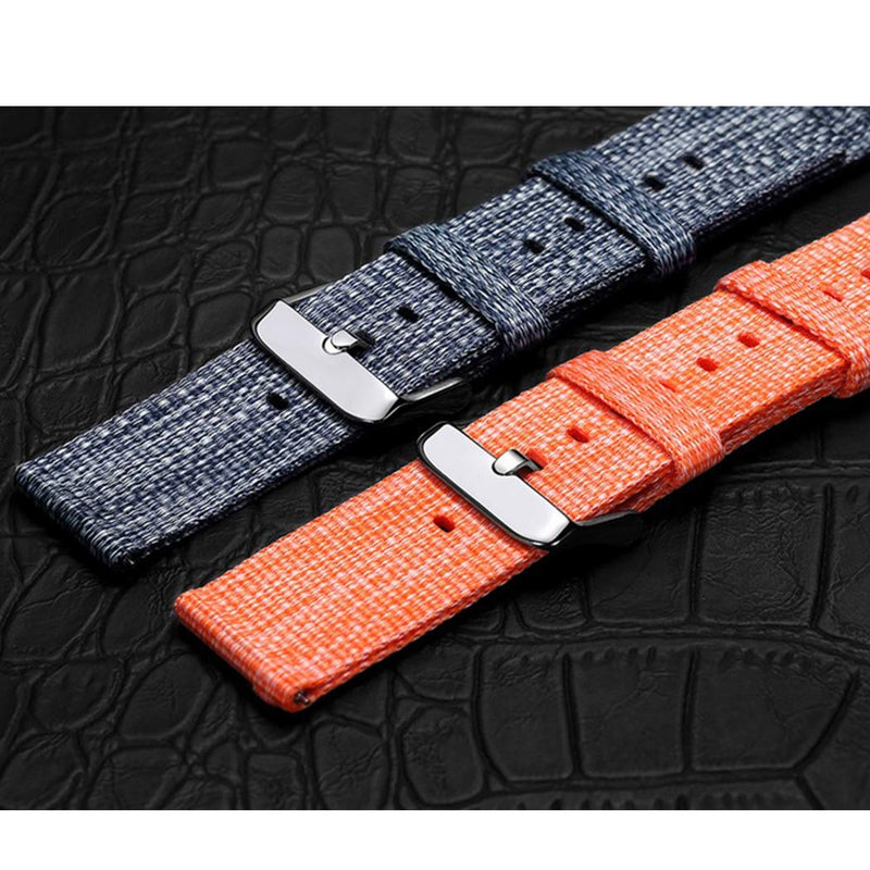 [Australia - AusPower] - Compatible with Samsung Galaxy Watch 46mm Bands&Gear S3 Frontier Classic Smartwatch Band，22mm Woven Fabric Strap Replacement Watch Band Compatible with Samsung Galaxy Watch 46mm Band Red 