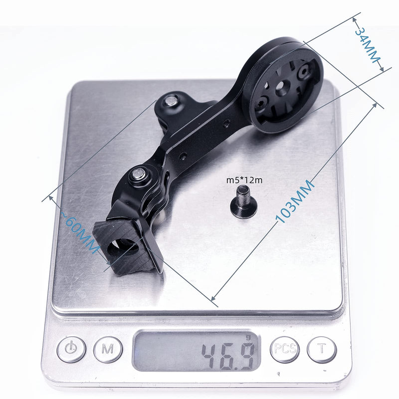 [Australia - AusPower] - Bike Computer Mount for T rek Madone SLR 7 Specialized Stem Bar Compatible with Garmin/Magen e/Bry ton/Wa hoo Adapter with Go Pro Mount Bracket Set 