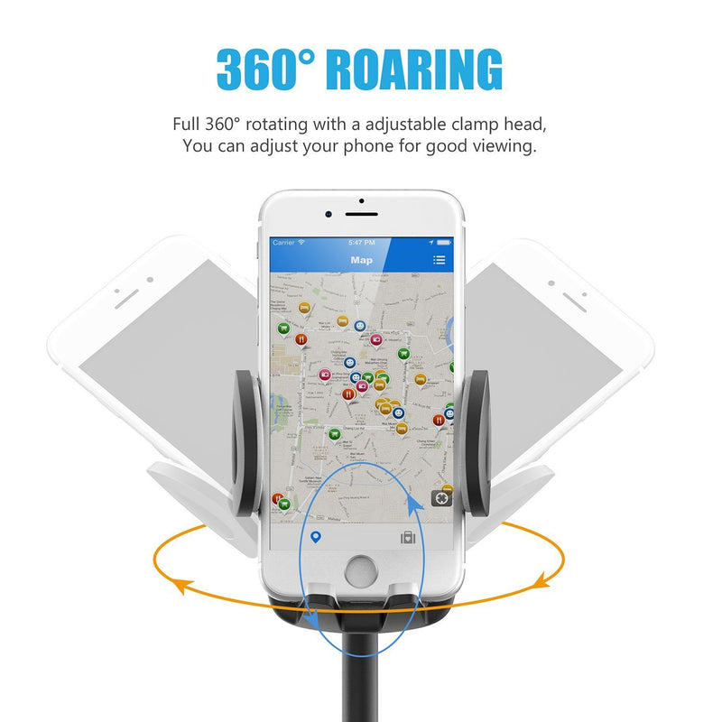 [Australia - AusPower] - WixGear 3-in-1 Universal Car Phone Mount, Phone Holder for Car, Cell Phone Car Mount Air Vent Holder with Dashboard Mount and Windshield Mount for Cell Phones 