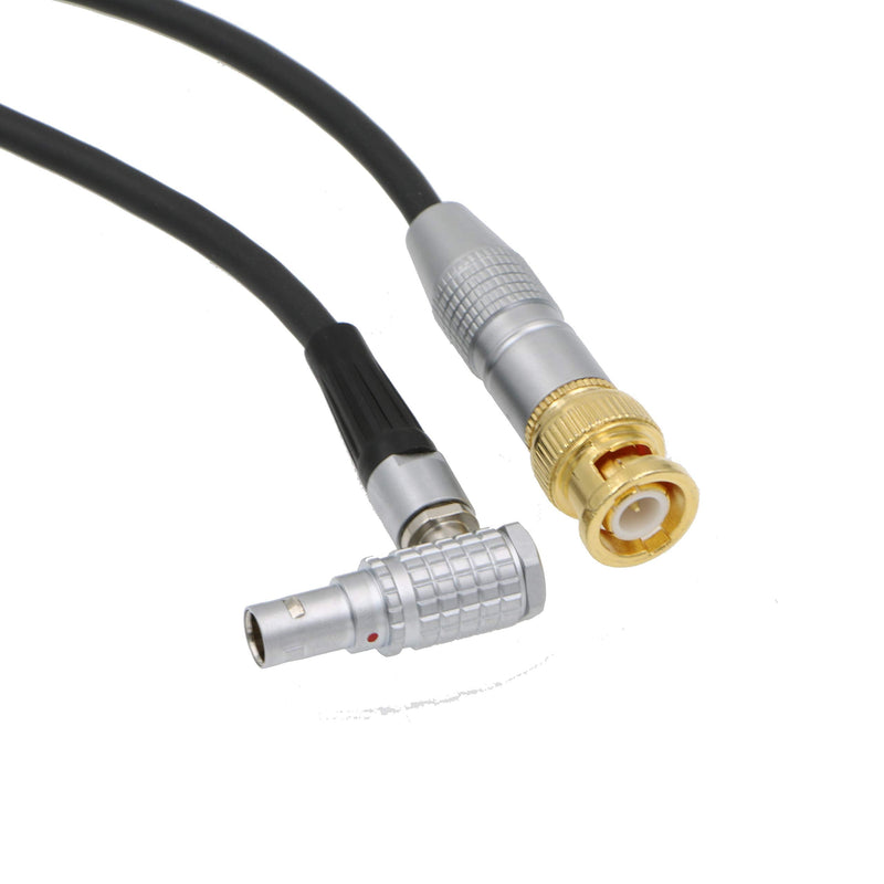 [Australia - AusPower] - Uonecn Time Code TC Cable BNC Male to Right Angle 0B 5 Pin Male for ARRI Alexa Sound Device 39'' 