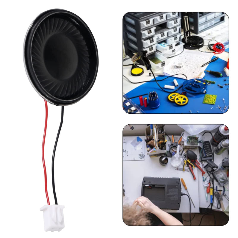 [Australia - AusPower] - 8Pcs 8 Ohm 2W Speaker 8ohm Round 28mm Loud Speakers Compatible with Small Loudspeaker Audio MP3 MP4 Player Speaker 8Pcs 8 Ohm 2W withTerminal 