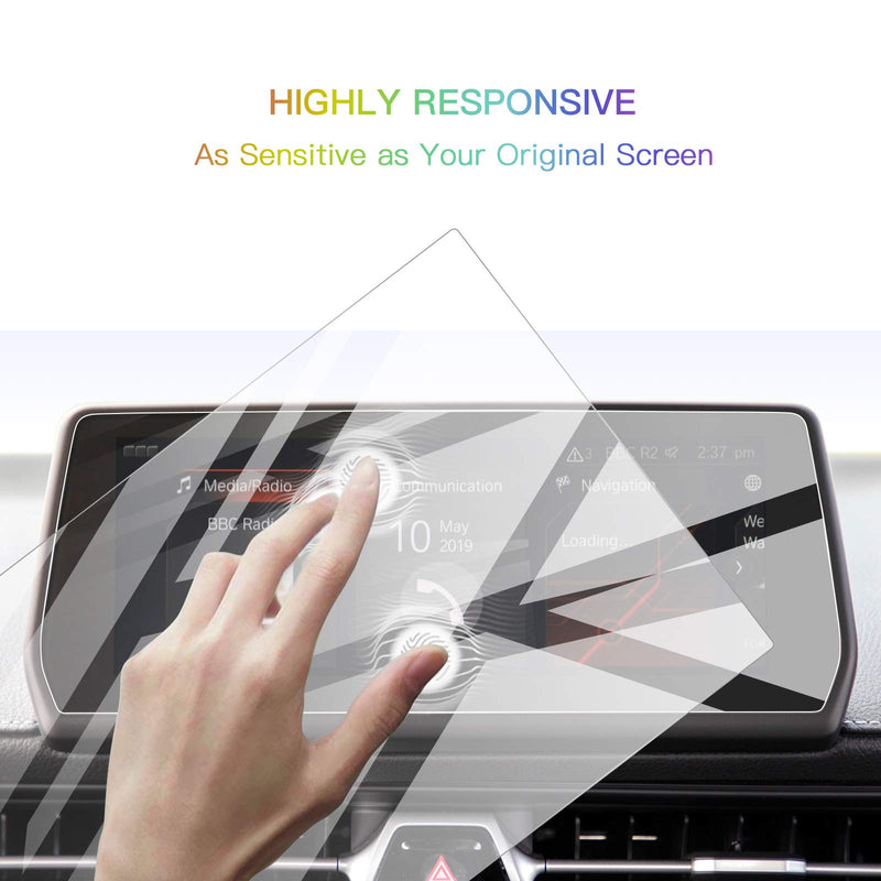 [Australia - AusPower] - Screen Protector Foils for 2020 2021 GR Supra 8.8In Navigation Display Tempered Glass Scratch Resistance 9H Hardness HD Clear Toyota LCD GPS Touch Screen Protective Film 
