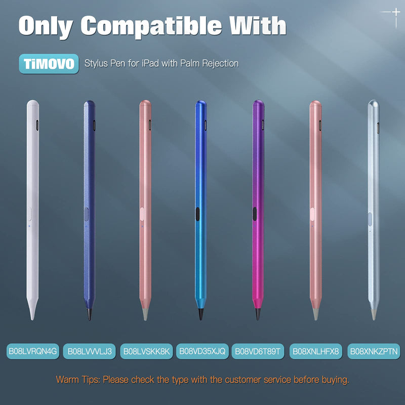 [Australia - AusPower] - TiMOVO Pen Tips for iPad Stylus Pen, (5 Pack) Durable Stylus Nib Replacement Tips for Precise Drawing & Writing, High Precision, Easy to Replace, Black 