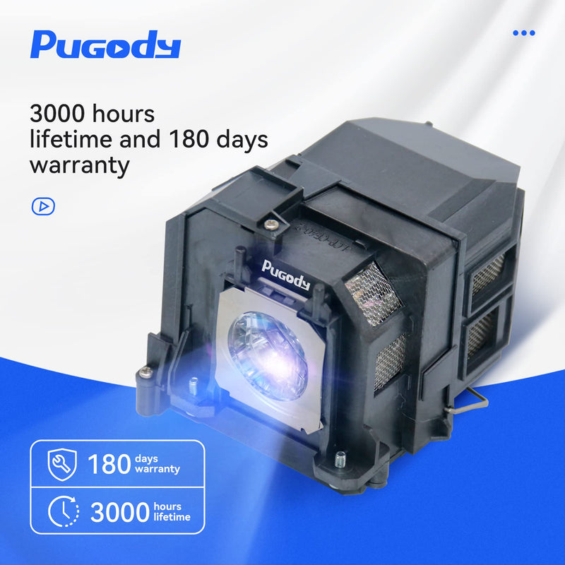 [Australia - AusPower] - Pugody ELPLP71/V13H010L71 Replacement Projector Lamp Bulb for Epson Powerlite 470 475W 480 485W, BrightLink 475Wi 480i 485Wi, EB-470 475W 475Wi 480 480E 485W 485Wi 1410Wi 1400Wi Lamp bulb with housing 