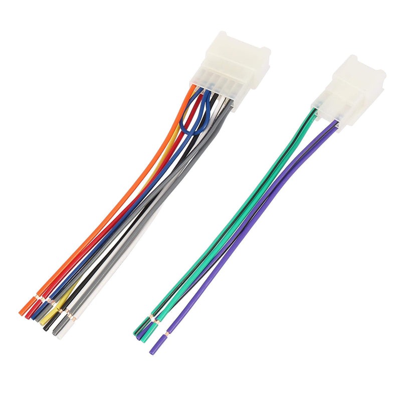 [Australia - AusPower] - X AUTOHAUX 71-1761 Car Stereo CD Player Wiring Harness Wire Radio Adapter Install Plug Set for Toyota 1987-1994 for Subaru for Pioneer Headunits 