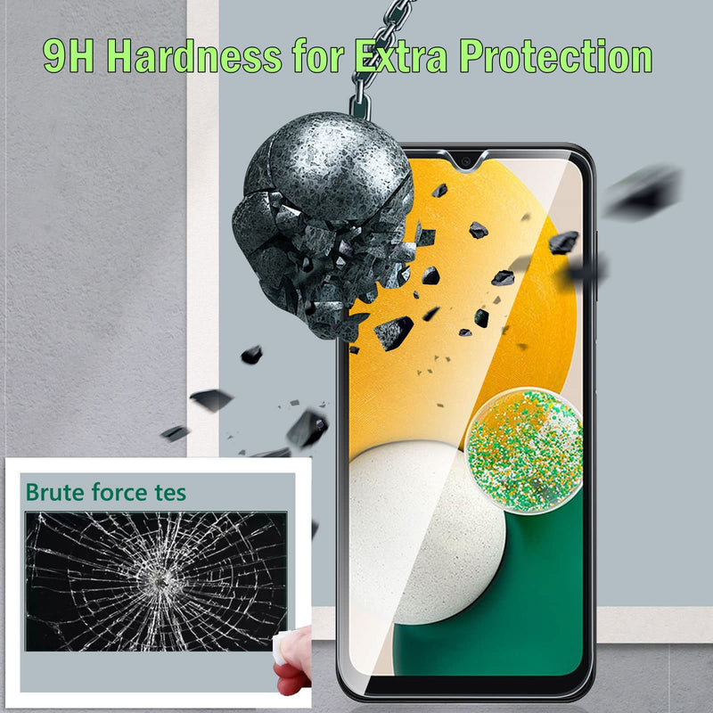 [Australia - AusPower] - [3+3 Pack] Jeywiry Screen Protector and Camera Lens Protector Designed for Samsung Galaxy A13 5G, HD Tempered Glass, 9H Hardness, Ultra Clear Protective Film, Bubble Free, Case Friendly 